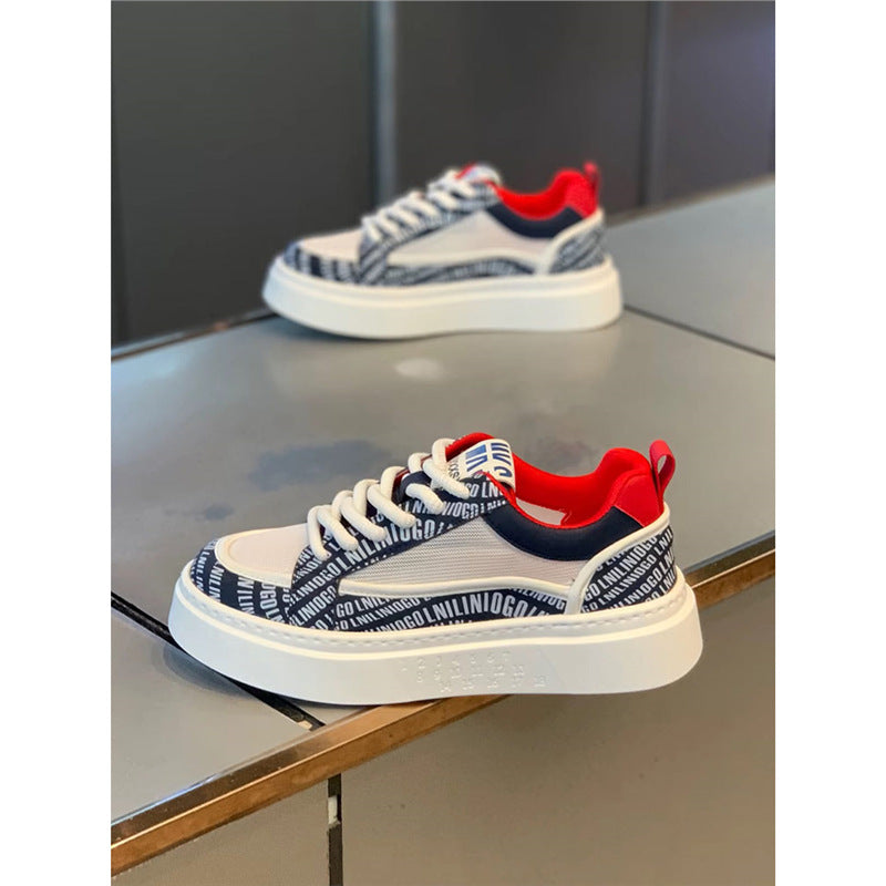Thick Bottom Wear-resistant Board Shoes Breathable Fashion Casual Sneaker